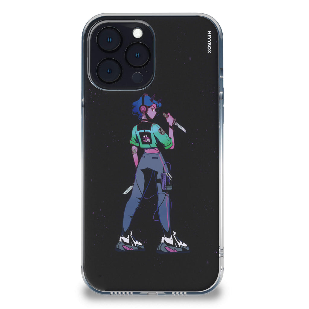 Space_Milk_Girl Led Case for iPhone - HeyyBox - Artist - the_magnetic_cat - Mobile Phone Cases