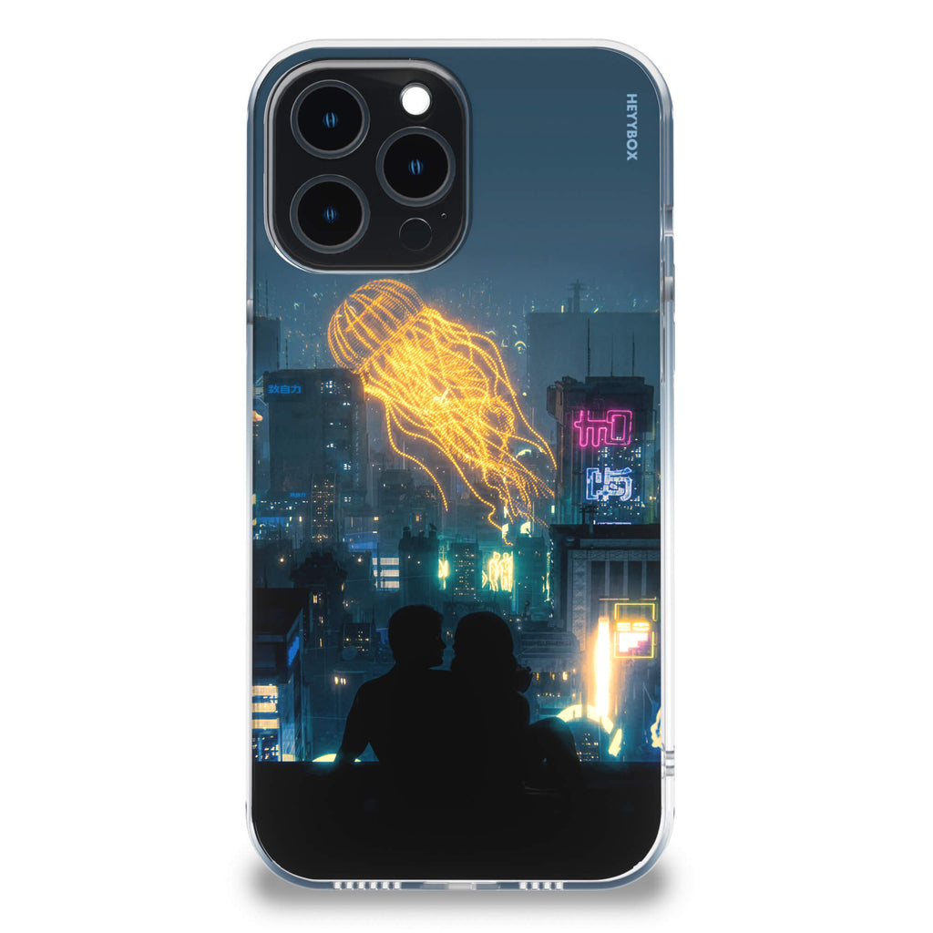 NEW97 Led Case for iPhone - HeyyBox - Artist - Space_Meerkat - Mobile Phone Cases