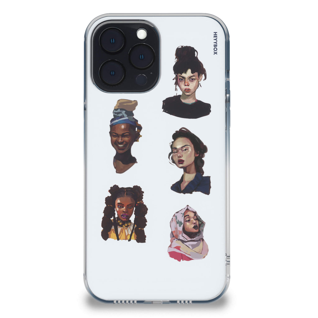 Portraits Led Case for iPhone - HeyyBox - Artist - the_magnetic_cat - Mobile Phone Cases