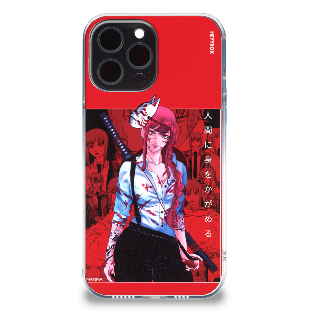 Makima Led Case for iPhone - HeyyBox - Artist - Kanashi_Hito - Mobile Phone Cases