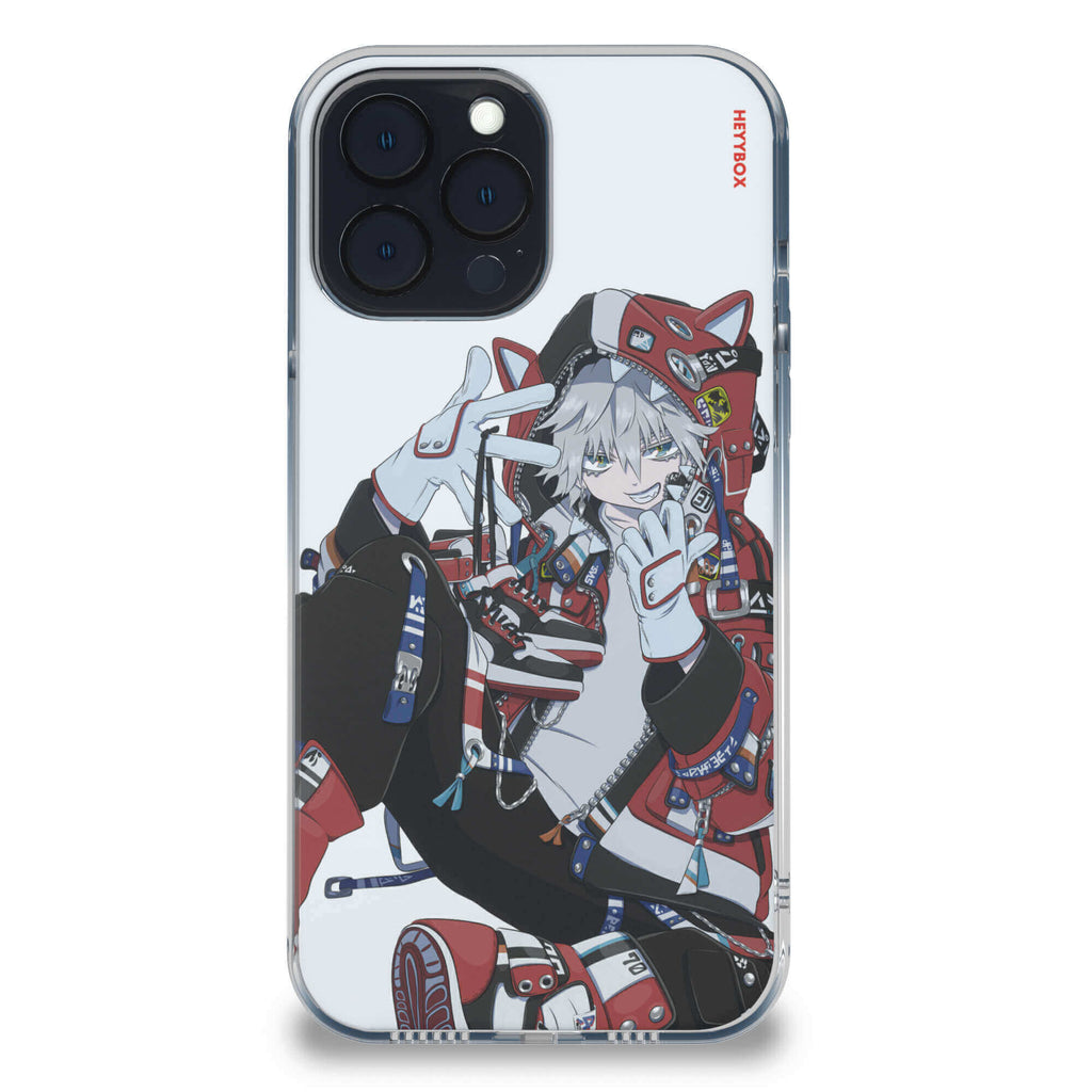 Sports Cat Boy RGB Case for iPhone - HeyyBox - Artist - Bonne_Syu - Mobile Phone Cases