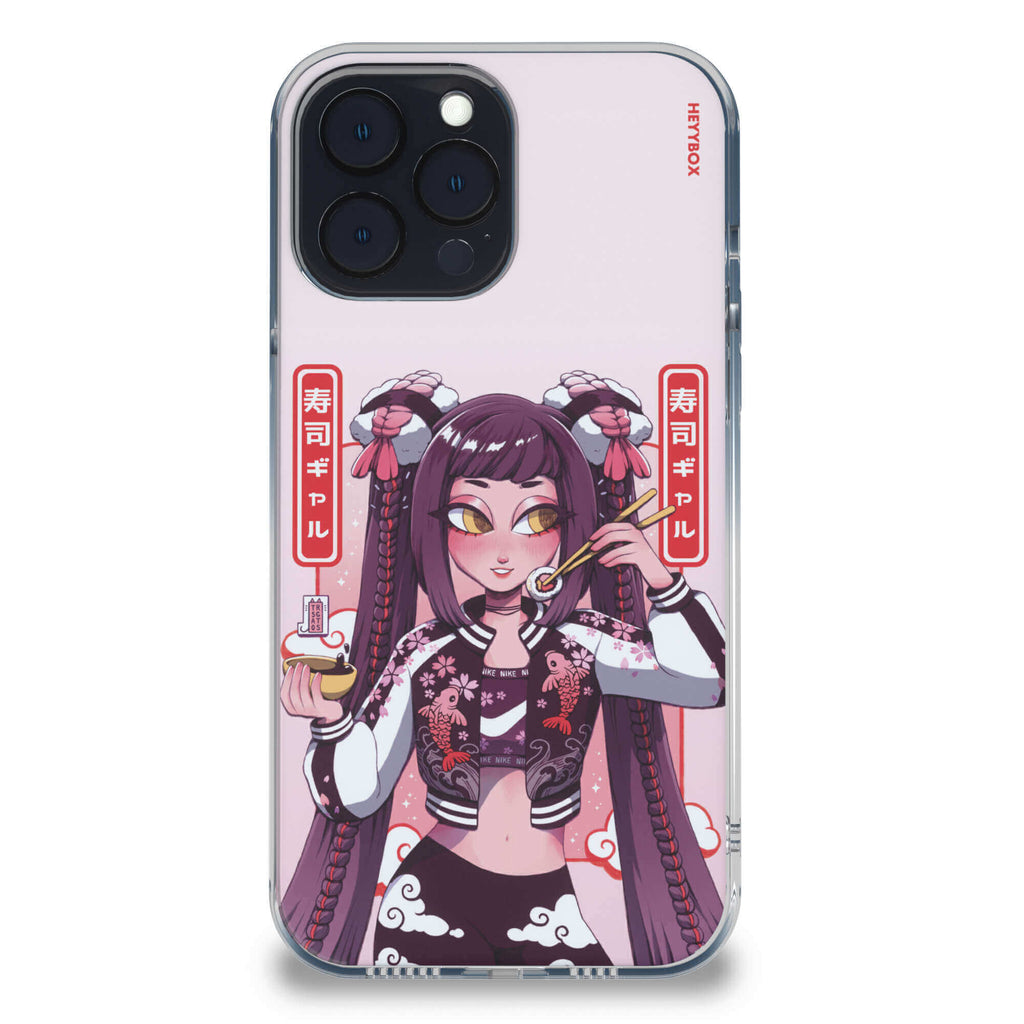 Sushi Girl RGB Case for iPhone - HeyyBox - Artist - Trsgatos - Mobile Phone Cases
