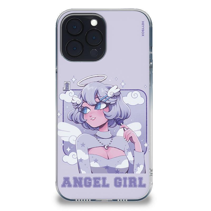 Angel Girl RGB Case for iPhone - HeyyBox - Artist - Trsgatos - RGB Phone Cases
