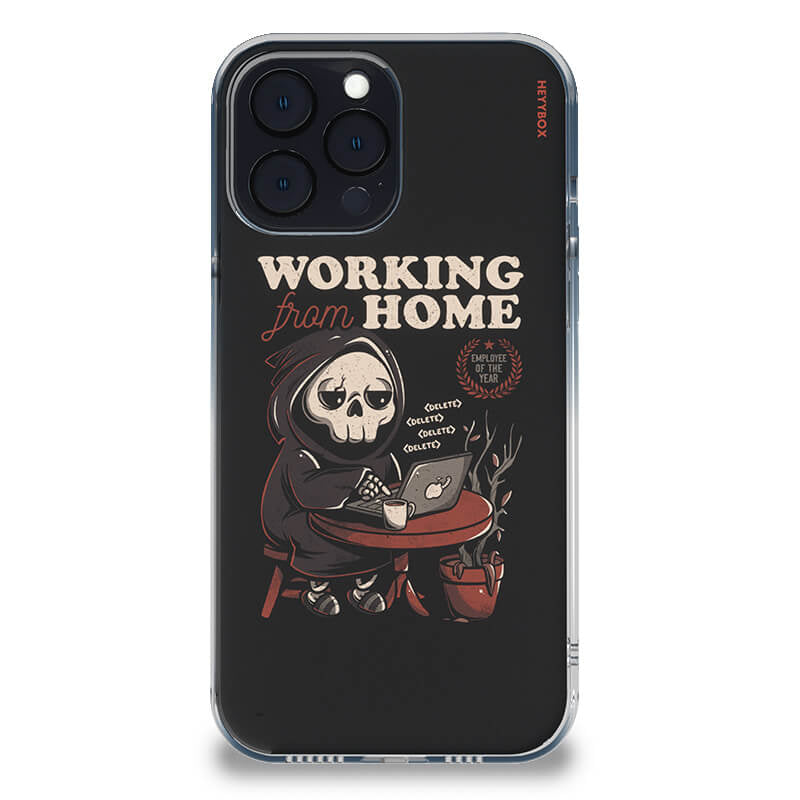 Working From Home RGB Case for iPhone - HeyyBox - Artist - EduEly - Mobile Phone Cases