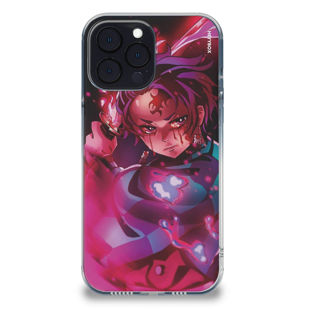 Kamado Tanjirou RGB Case for iPhone - HeyyBox - Artist - AqueleNata - Mobile Phone Cases