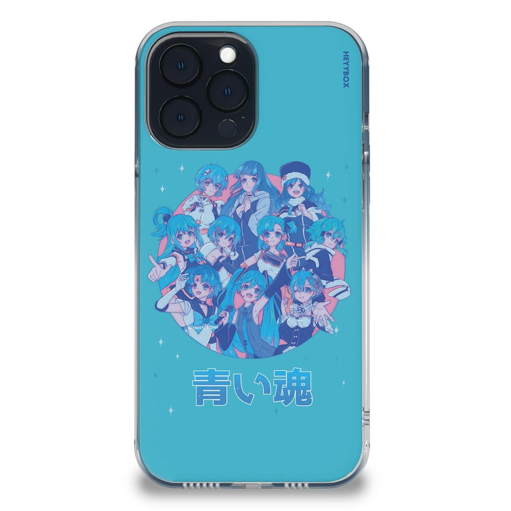 Blue Soul RGB Case for iPhone - HeyyBox - Artist - Jennummi - RGB Phone Cases