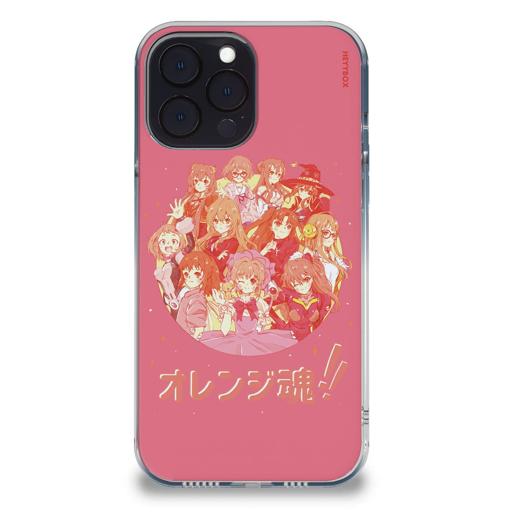 Orange Soul RGB Case for iPhone - HeyyBox - Artist - Jennummi - Mobile Phone Cases