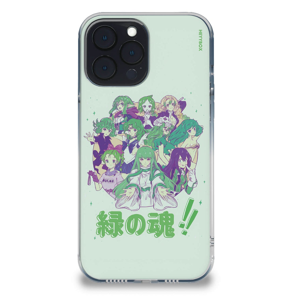 Green Soul RGB Case for iPhone - HeyyBox - Artist - Jennummi - Mobile Phone Cases