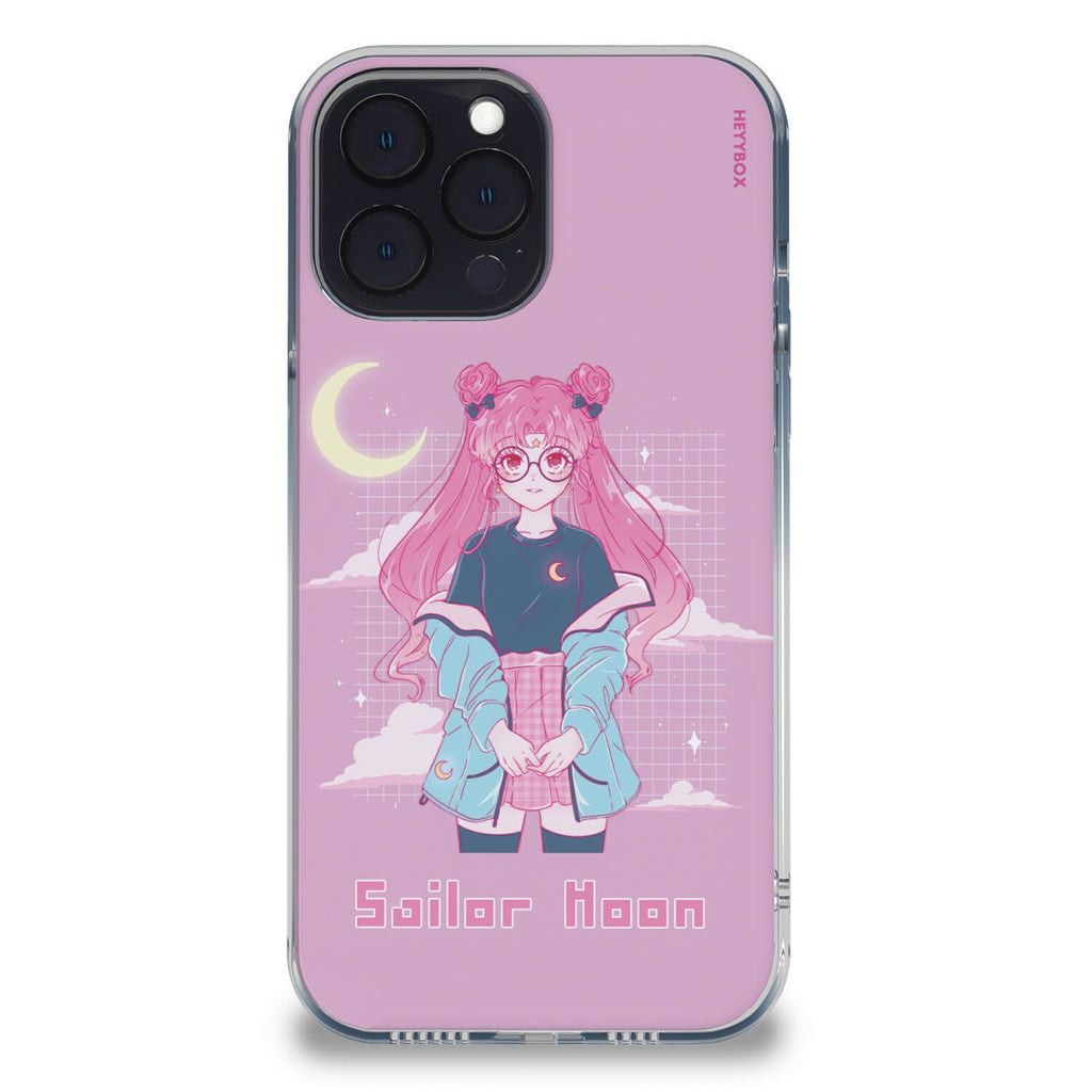 Sailor Moon with Pink Hair RGB Case for iPhone - HeyyBox - Artist - Jennummi - Mobile Phone Cases