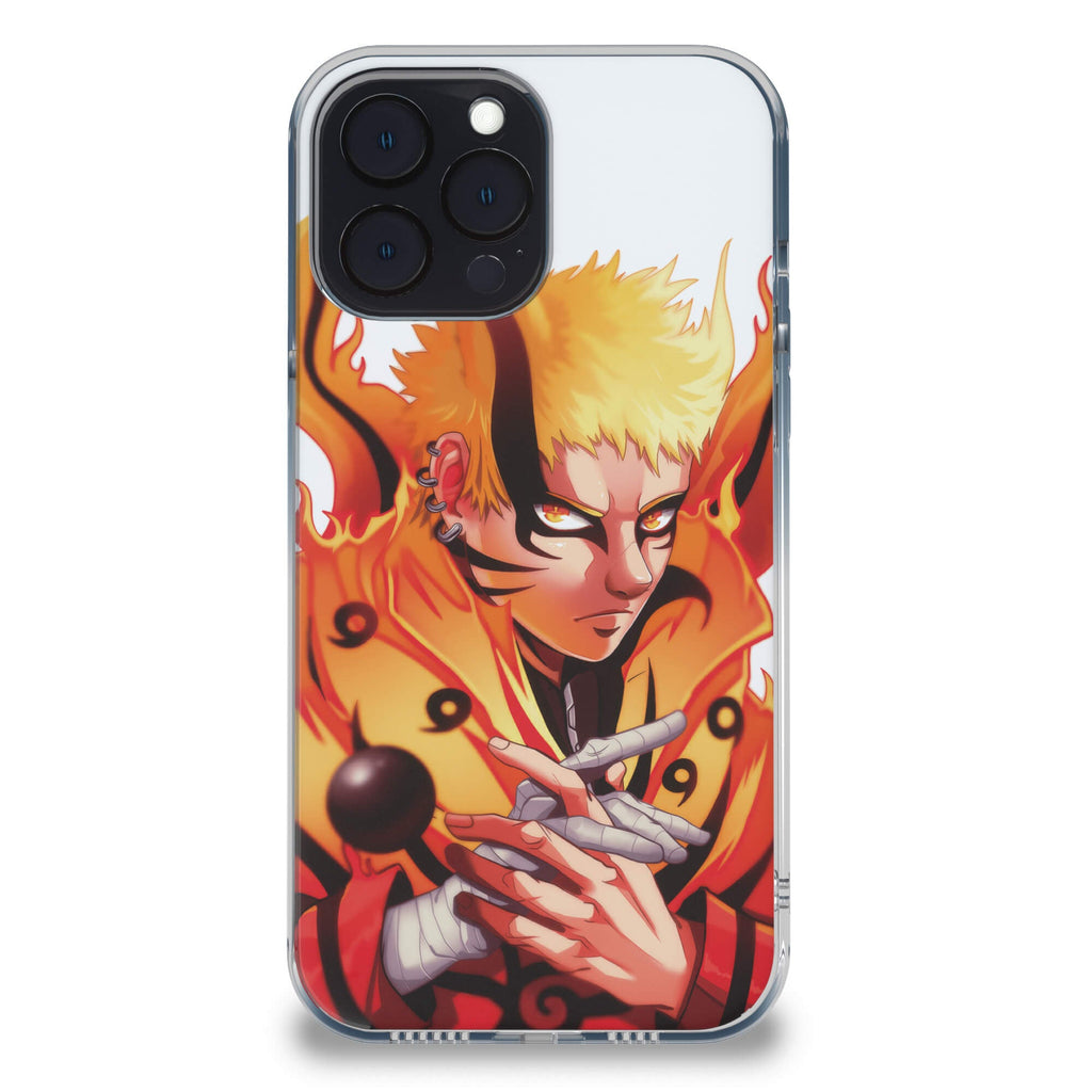 Naruto Baryon Mode RGB Case for iPhone - HeyyBox - Artist - AqueleNata - Mobile Phone Cases