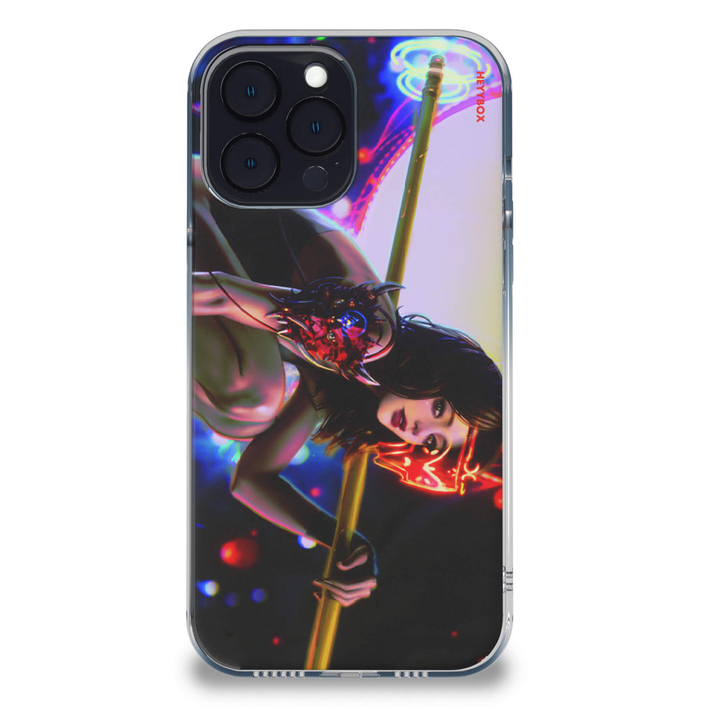 WoKongGirl 1 RGB Case for iPhone - HeyyBox - Artist - LightBox77 - Mobile Phone Cases