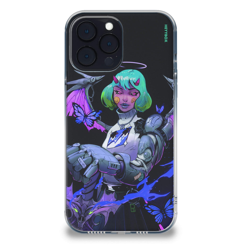Grimes Inspired RGB Case for iPhone - HeyyBox - Artist - The_magnetic_cat - Mobile Phone Cases