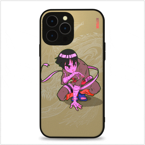 Rock Lee LED iPhone case with black frame can light up with sounds and vibration. No free magnet data cable and only consume less than 1% power of the phone.