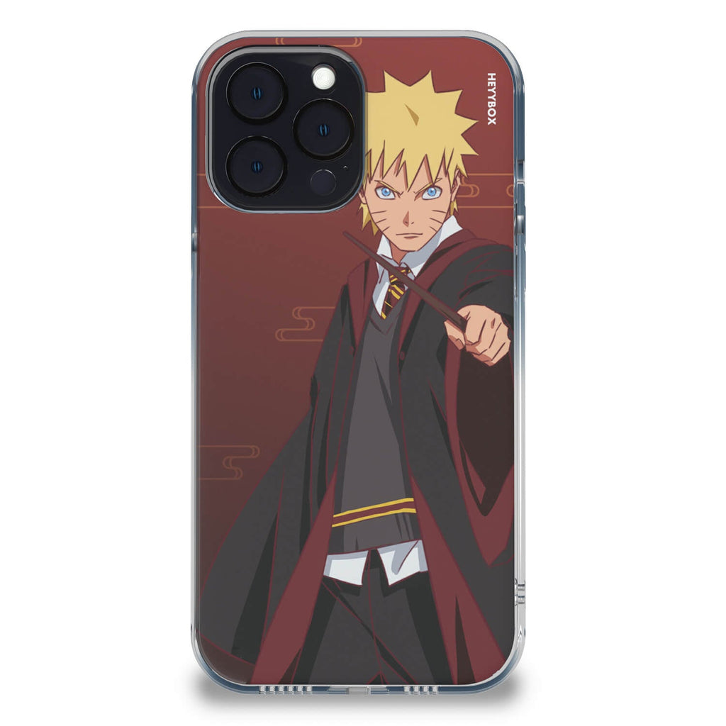 Hogwarts Naruto RGB Case for iPhone - HeyyBox - Artist - Isra_Draws - Mobile Phone Cases