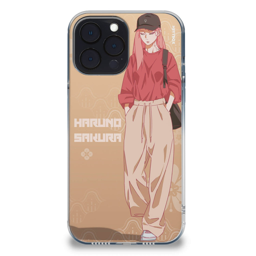 Sakura Korean Style RGB Case for iPhone - HeyyBox - Artist - Isra_Draws - Mobile Phone Cases