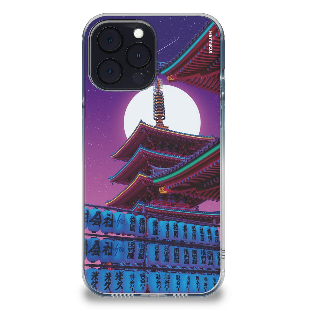 Neon Castle RGB Case for iPhone - HeyyBox - Artist - Funglazie - Mobile Phone Cases
