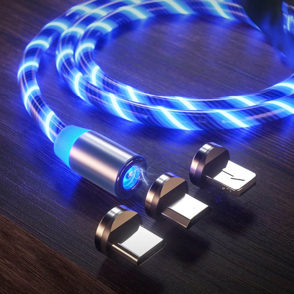 Pulse Glowing Cable for Multi 3 in 1 USB - HeyyBox - Artist - HeyyBox - Electronics Accessories